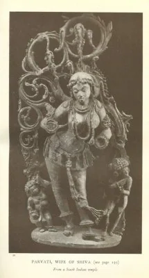 PARVATI, WIFE OF SHIVA From a South Indian temple