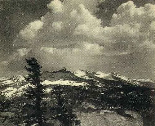 THE HIGH SIERRA Photo H. C. Tibbitts