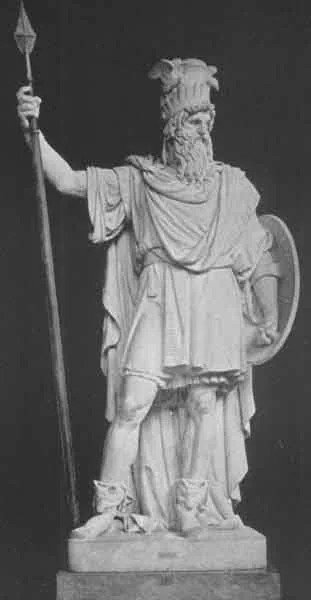 ODIN From the statue by B. E. Fogelberg