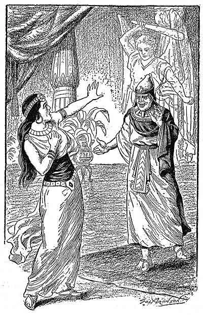 He could not see what Sarah saw--a figure, a spirit, clutching a big stick. ( Page 72 )