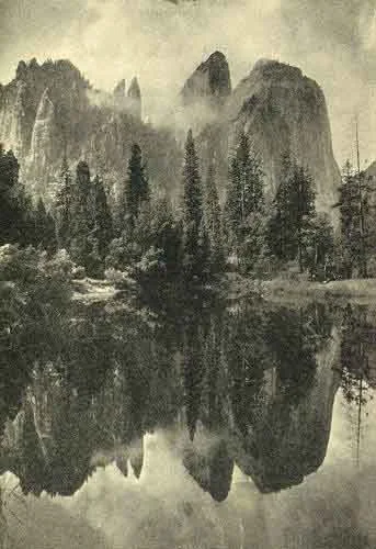CATHEDRAL SPIRES (OR PU-SEE-NA CHUCK-AH) AND CATHEDRAL ROCKS Photo A. C. Pillsbury