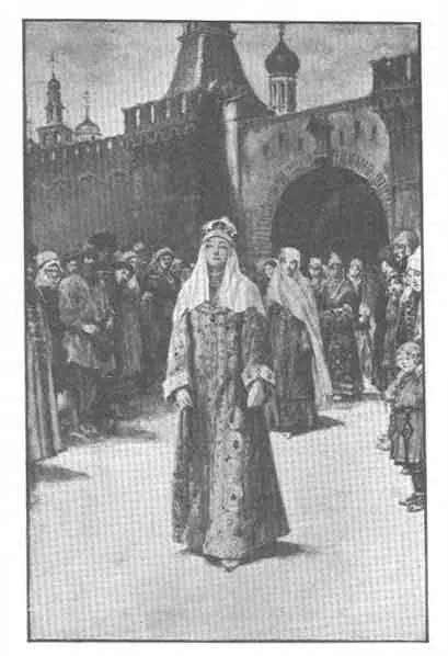 PEOPLE CAME FROM ALL PARTS OF RUSSIA TO GAZE UPON THE PRINCESS