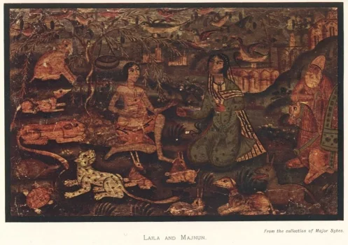 LAILA AND MAJNUN. From the collection of Major Sykes