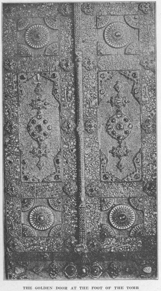 THE GOLDEN DOOR AT THE FOOT OF THE TOMB