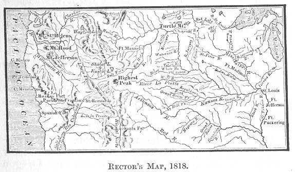 RECTOR'S MAP, 1818