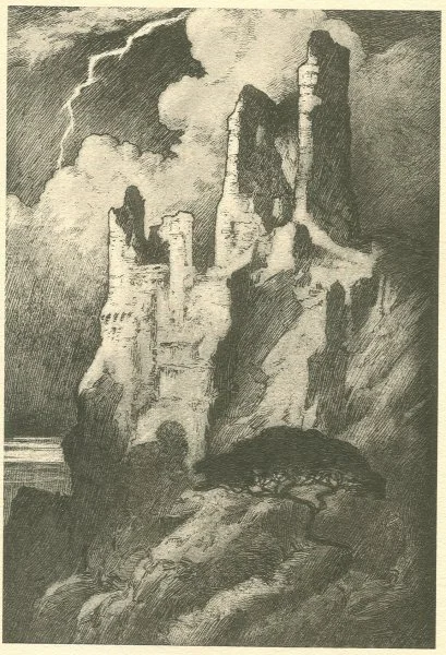 THE DRACHENFELS LOUIS WEIRTER, R.B.A. Facing page 152