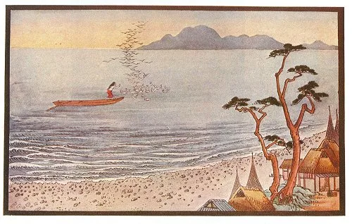 28. O Kinu San Inspects the Place Where Takadai Jiro Committed Suicide