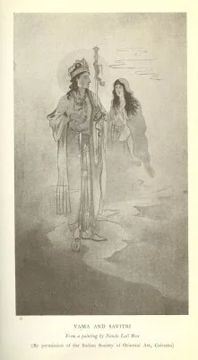YAMA AND SAVITRI From a painting by Nanda Lall Bose (By permission of the Indian Society of Oriental Art, Calcutta