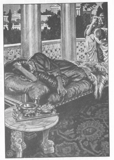 ''The Emperor remained in his own apartments and slept''