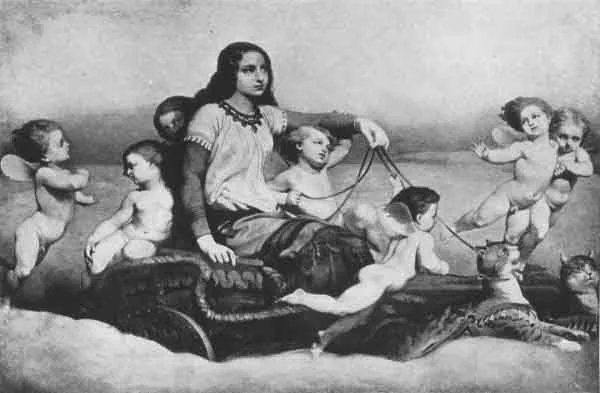 FREYJA From the painting by N. J. O. Blommér