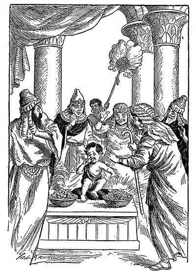 With a cry, he put his fingers in his mouth to ease the pain and burned his tongue. ( Page 131 )