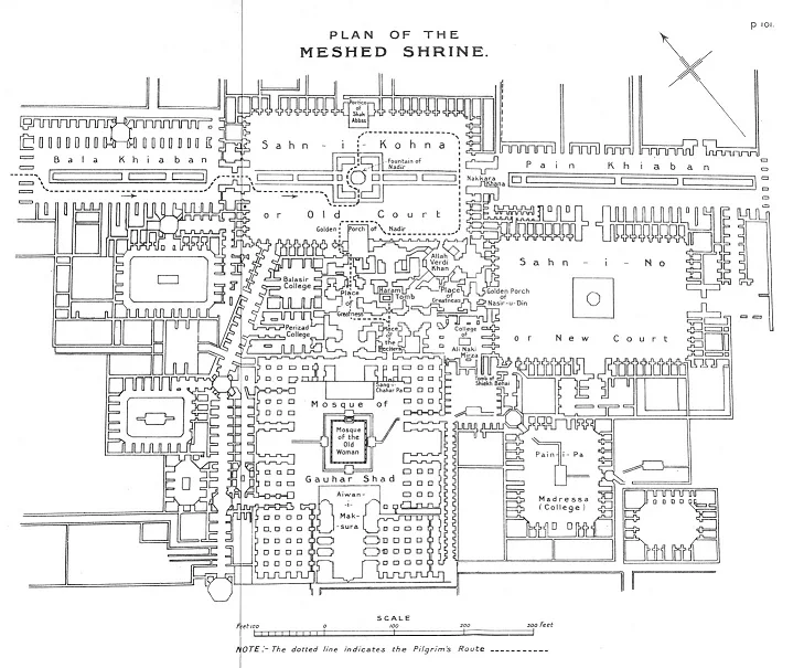 PLAN OF THE MESHED SHRINE