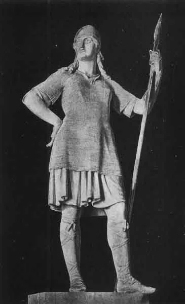 BRYNHILD From the statue by Bissen Photograph by Vilhelm Tryde