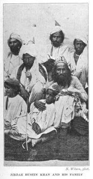 SIRDAR HUSEIN KHAN AND HIS FAMILY. N. Wilson, phot