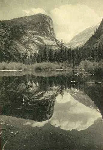 MT. WATKINS AND MIRROR LAKE (AH-WEI-YA). Photo A. C. Pillsbury