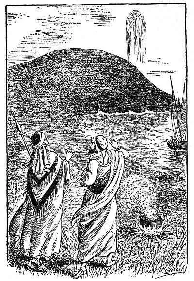 They saw the land rise up like a huge mountain and a tremendous stream of water gush forth. ( Page 138 )