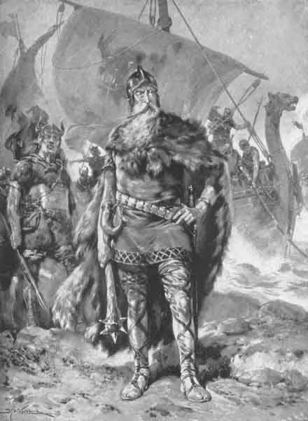 KING RORIK From the painting by H. W. Koekkoek