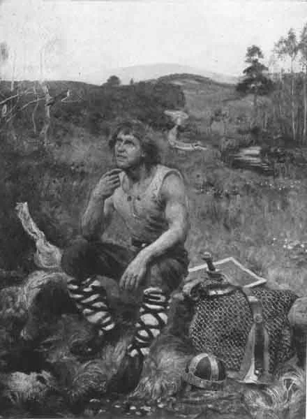 SIGURD THE DRAGON SLAYER From the painting by E. Nielsen