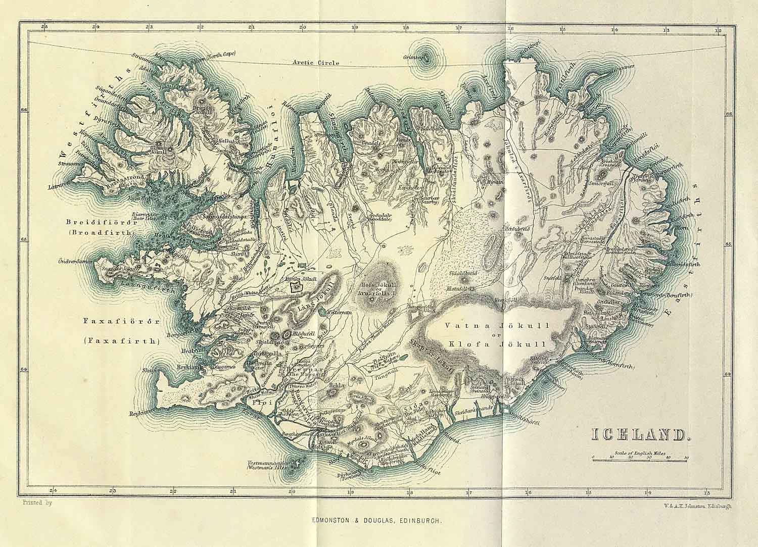 Map of Iceland