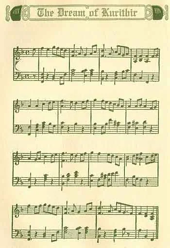 The Dream of Kurithir: Sheet-music