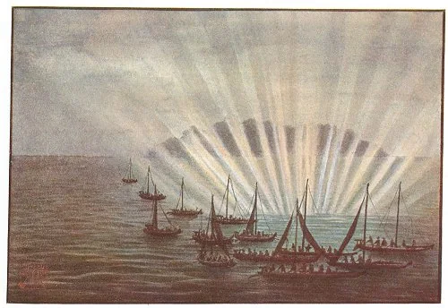49. The Fishermen are Astonished at the Extraordinary Light