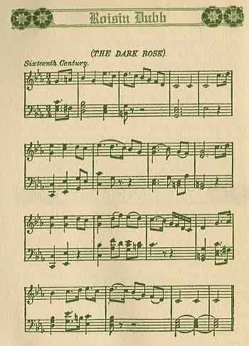 Roisin Dubh (The Dark Rose): Sheet-music