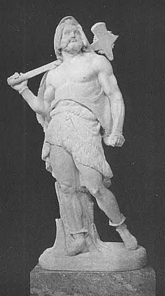 THOR From the statue by B. E. Fogelberg