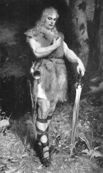 SIEGFRIED From the Painting by F. Leeke. By permission of Franz Hanfstaengl