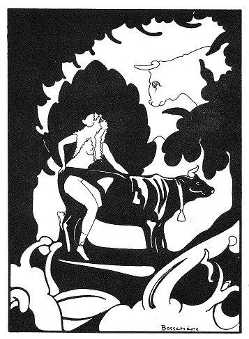 DECEIVED BY THE IMAGE OF A COW