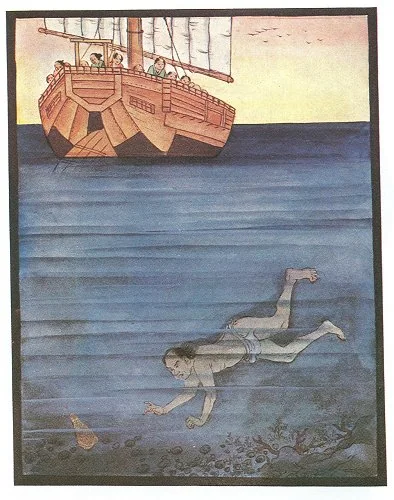 1. Iganosuke Dives for the Pipe and Finds the Idol