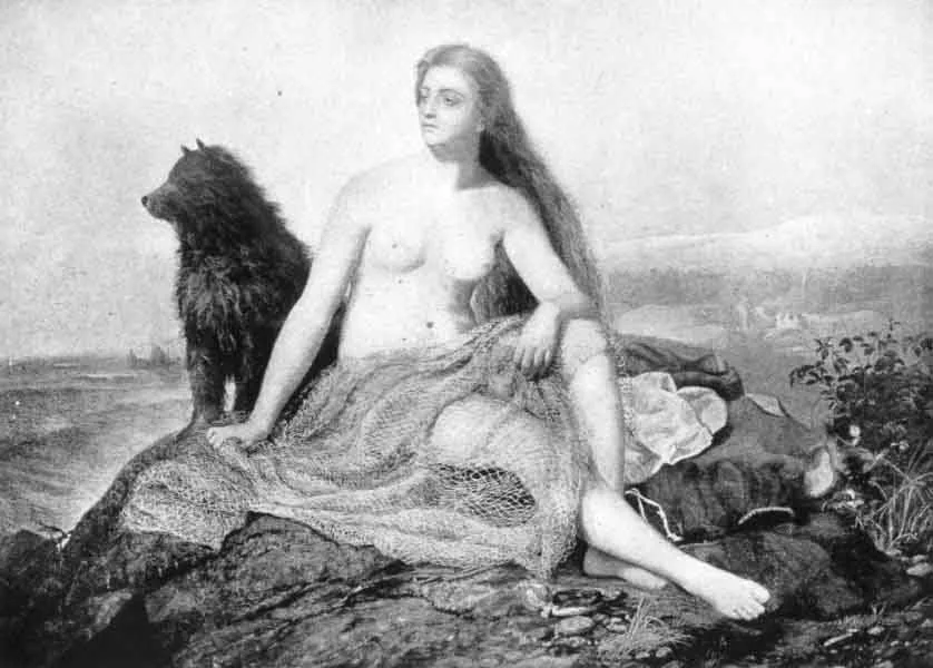 KRAKE From the painting by M. E. Winge