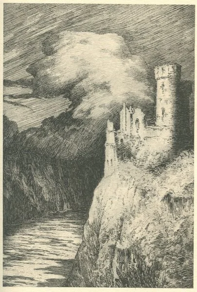 THE MOUSE TOWER, NEAR BINGEN LOUIS WEIRTER, R.B.A. Facing page 206
