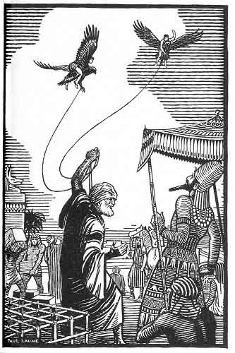 AHIKAR ANSWERS PHARAOH'S RIDDLE