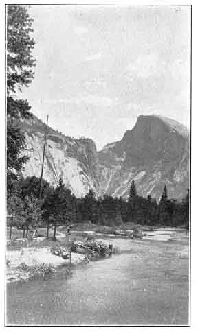 HALF DOME (TIS-SA'-ACK), 5,000 Feet. Named for a woman In Indian mythology who was turned to stone for quarreling with her husband. See ''Legend of Tis-sa'-ack.''