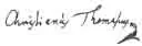 SIGNATURE OF CHRISTIAN THOMASIUS