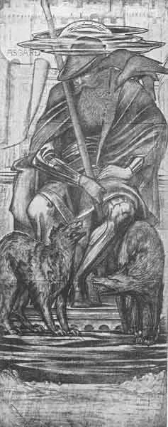 ODIN From the design by Sir E. Burne-Jones. Photograph by Frederich Hollyer