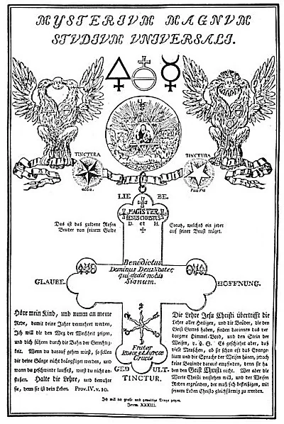 THE GOLDEN AND ROSY CROSS
