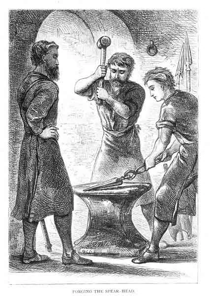 FORGING THE SPEAR-HEAD